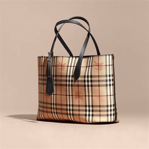 burberry tote purses|burberry haymarket check tote bag.